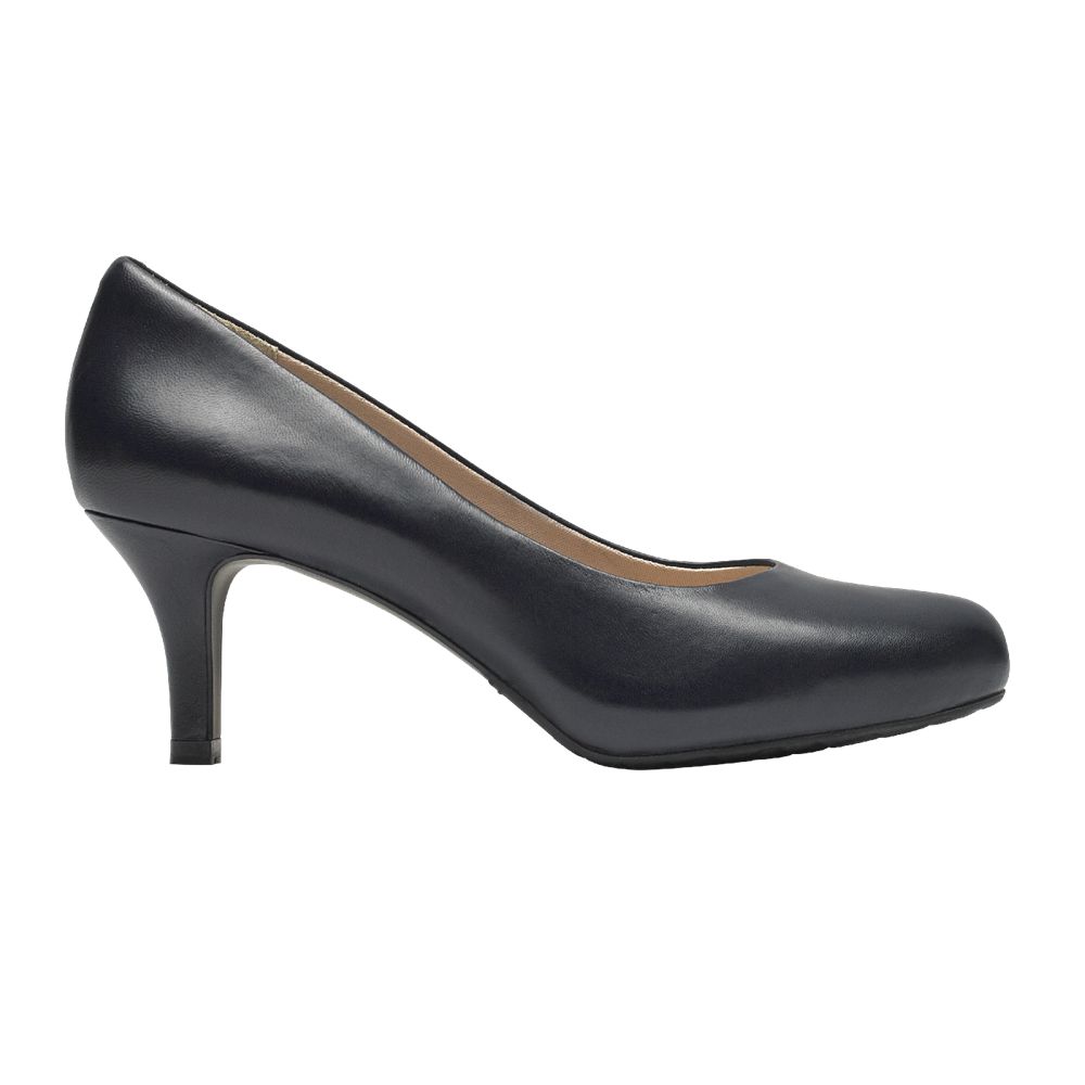 Rockport Seven To 7 Low - Womens Pumps - Navy - NZ (IGR-098365)